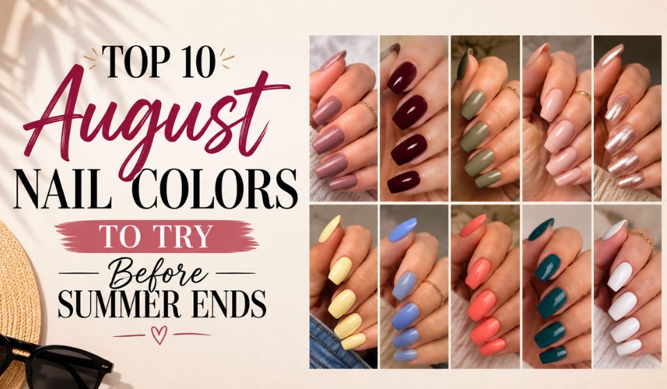 Top 10 August Nail Colors to Try Before Summer Ends