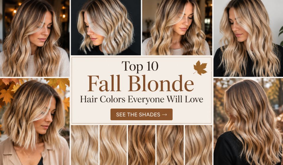 Top 10 Fall Blonde Hair Colors Everyone Will Love