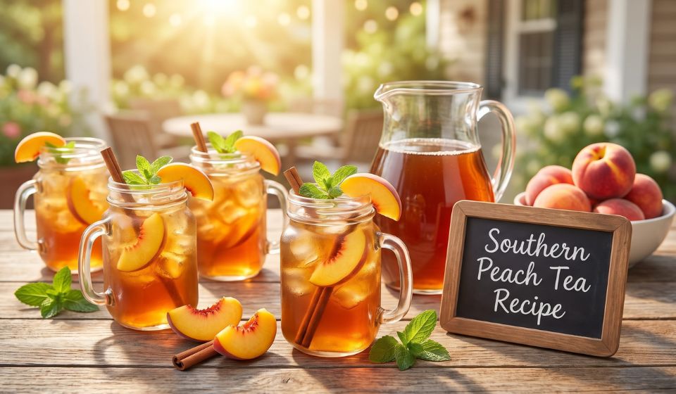 Southern Peach Tea Recipe: The Refreshing Southern Classic Everyone Loves
