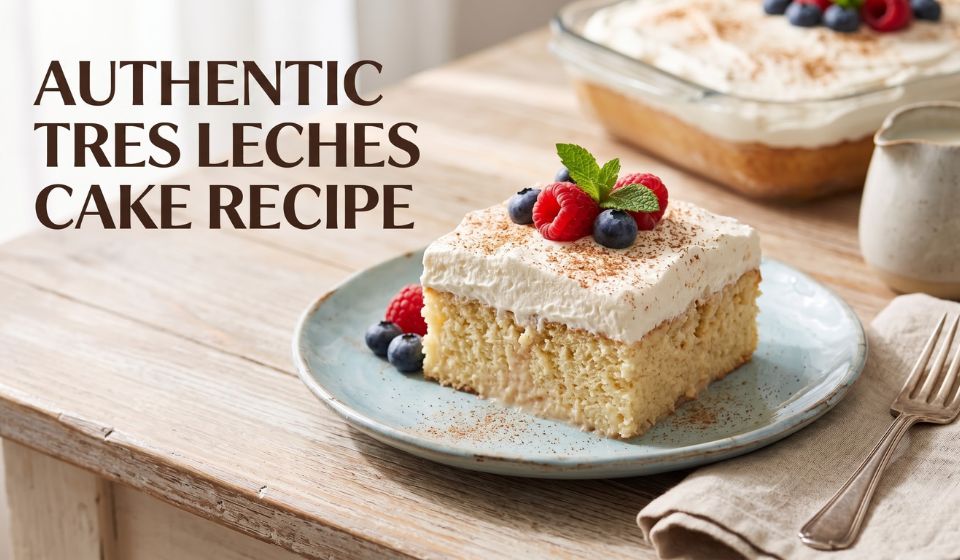 Authentic Tres Leches Cake Recipe: Soft, Moist & Better Than Any Bakery