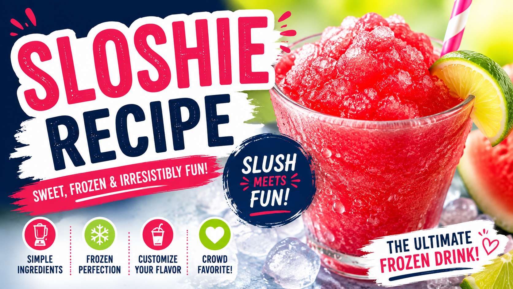 The Best Sloshie Recipe (Easy Frozen Cocktail Ready in 5 Minutes)