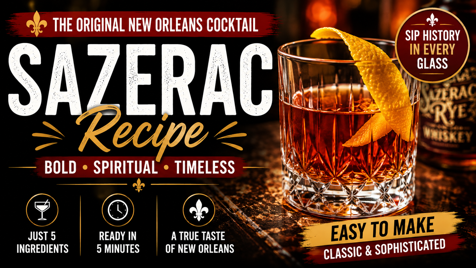 Classic Sazerac Recipe: How to Make the Original New Orleans Cocktail at Home