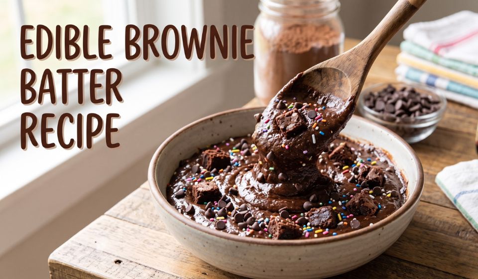 Edible Brownie Batter Recipe: Easy, Delicious & Ready in Just 10 Minutes