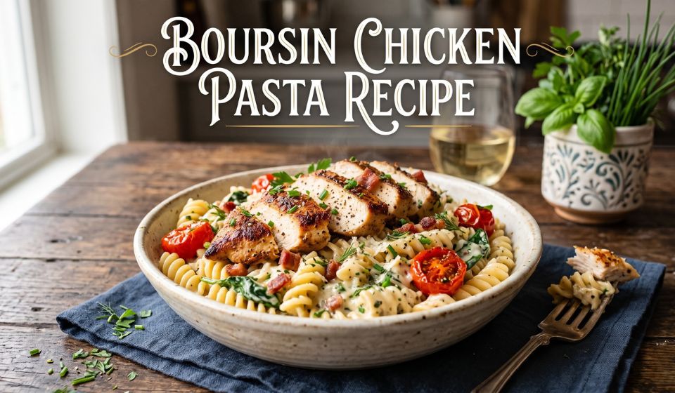 Boursin Chicken Pasta Recipe: The Creamy 30-Minute Dinner Everyone Loves