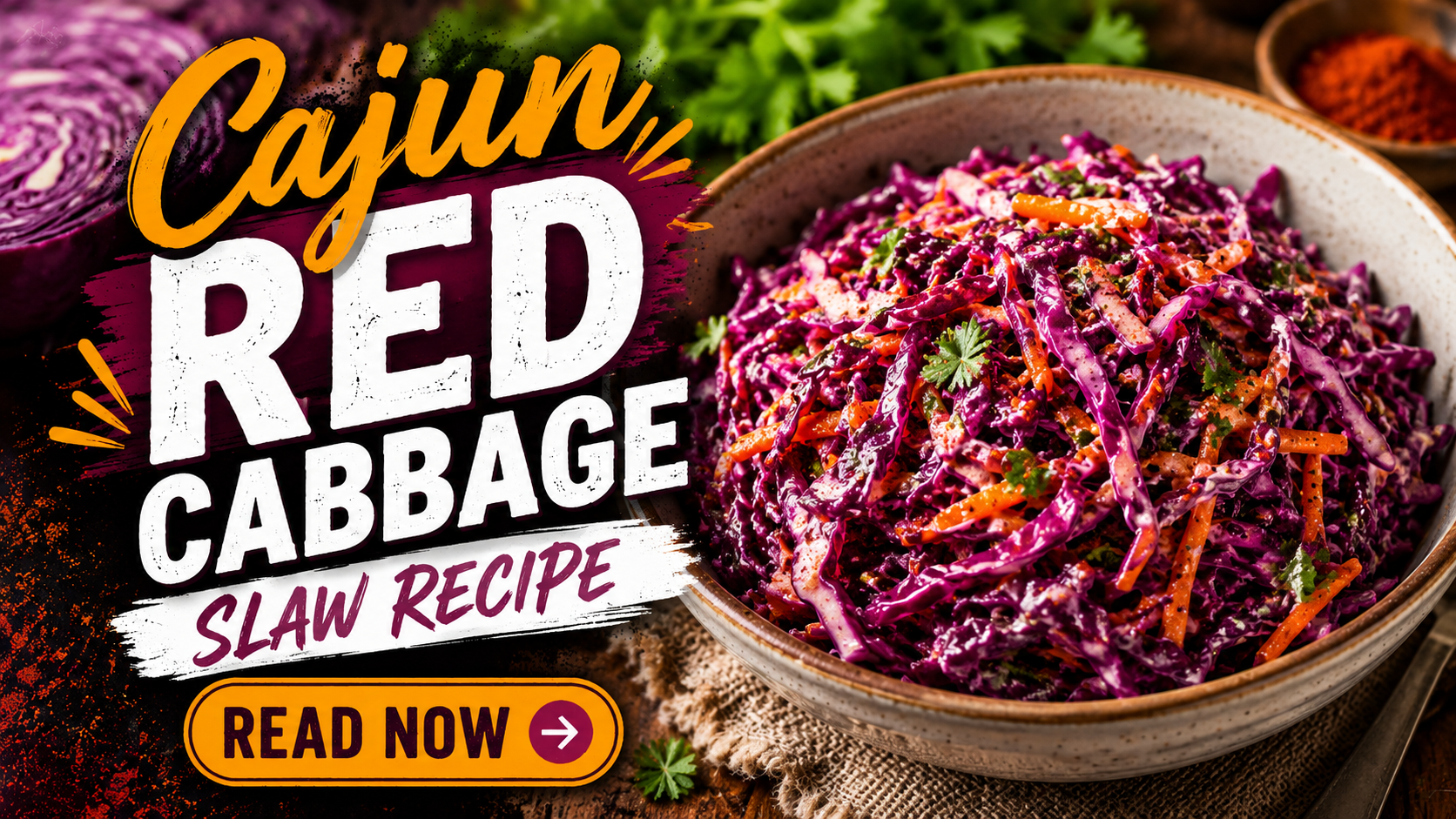 Cajun Red Cabbage Slaw Recipe – Easy & Flavorful Southern Slaw