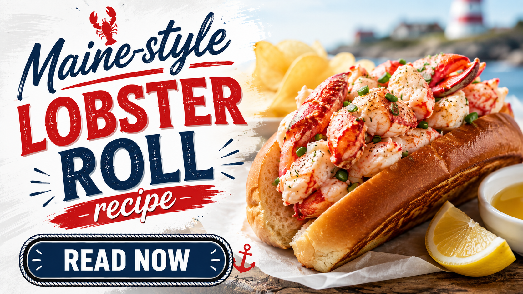 Maine-Style Lobster Roll Recipe – Easy Classic New England Sandwich