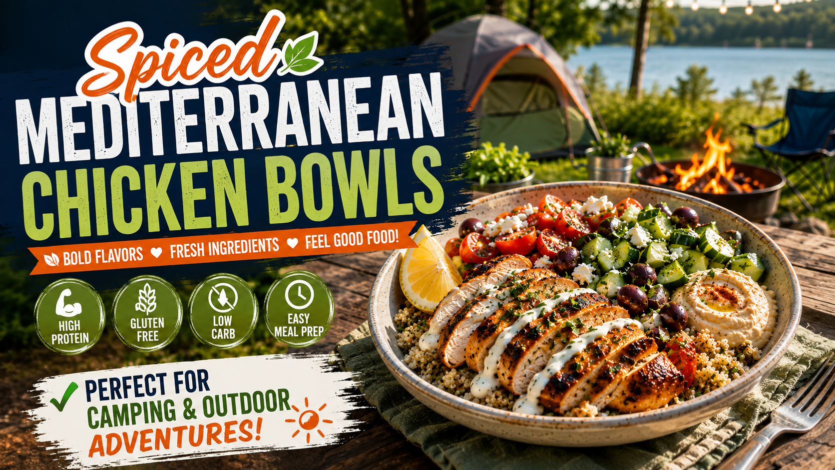 Spiced Mediterranean Chicken Bowls Recipe: Easy, Flavorful & Healthy