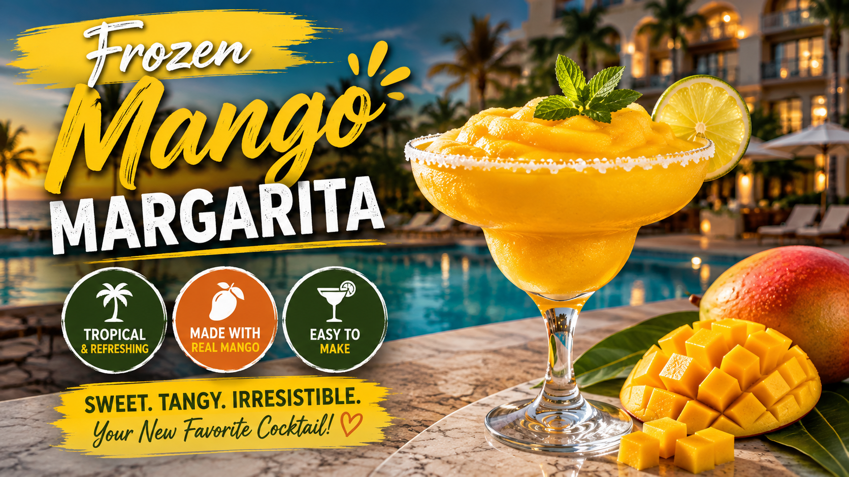 Frozen Mango Margarita Recipe: A Tropical, Refreshing Cocktail