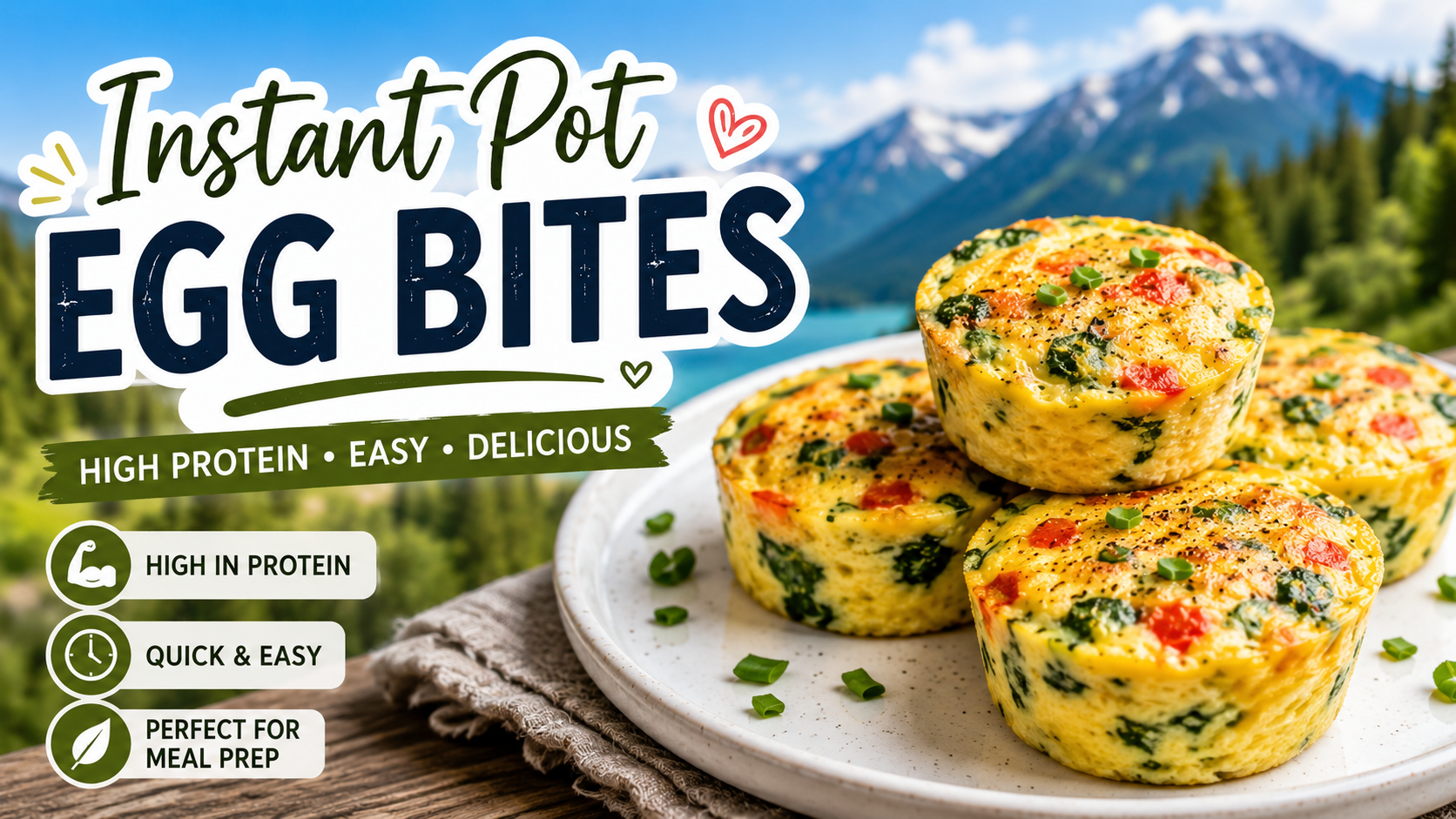 Instant Pot Egg Bites Recipe: Fluffy, Protein-Rich Breakfast in Minutes