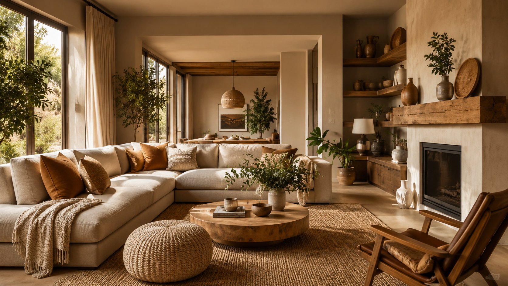 Earth-Tone Home Ideas That Create a Warm & Timeless Interior