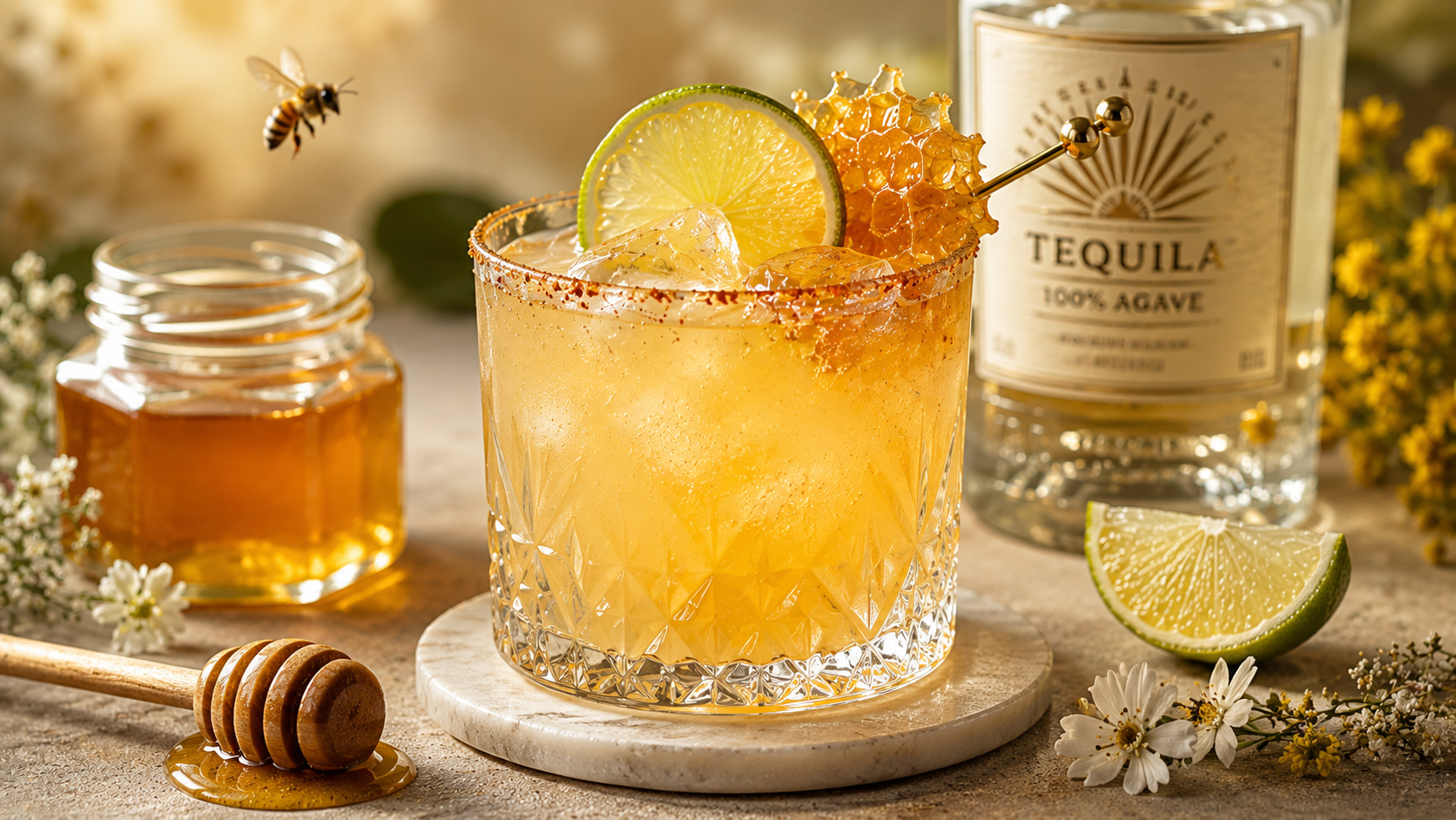 Tequila Honey Bee Cocktail: A Sweet, Tart & Refreshing Tequila Drink
