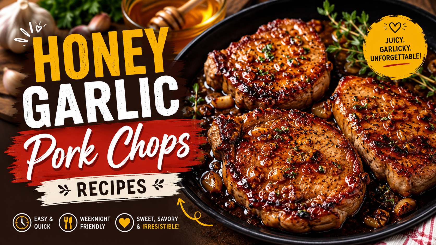 Honey Garlic Pork Chops Recipe: Easy, Juicy Pork Chops With Homemade Garlic Sauce