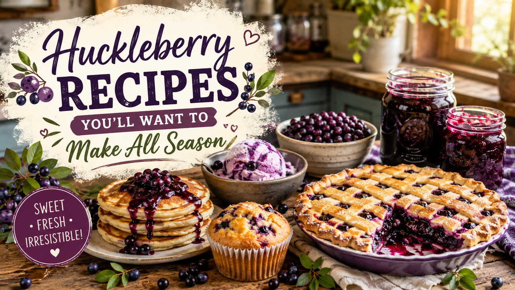 Huckleberry Recipes You’ll Want to Make All Season