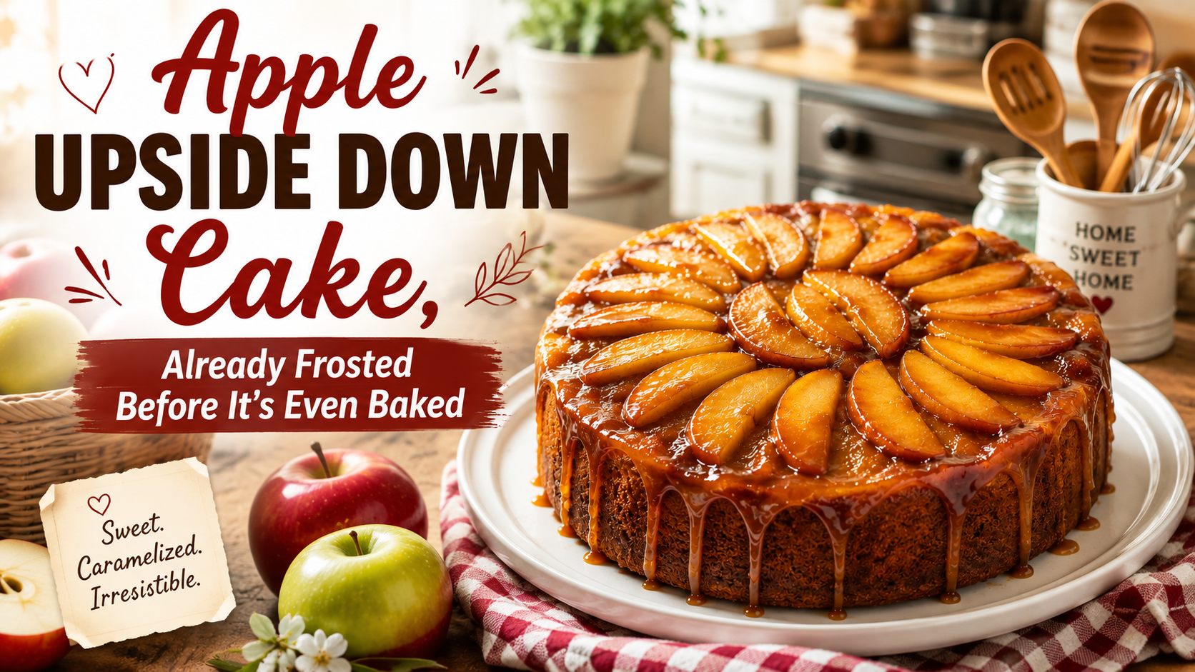 Apple Upside-Down Cake: The Easy Dessert That Bakes With Its Own Frosting
