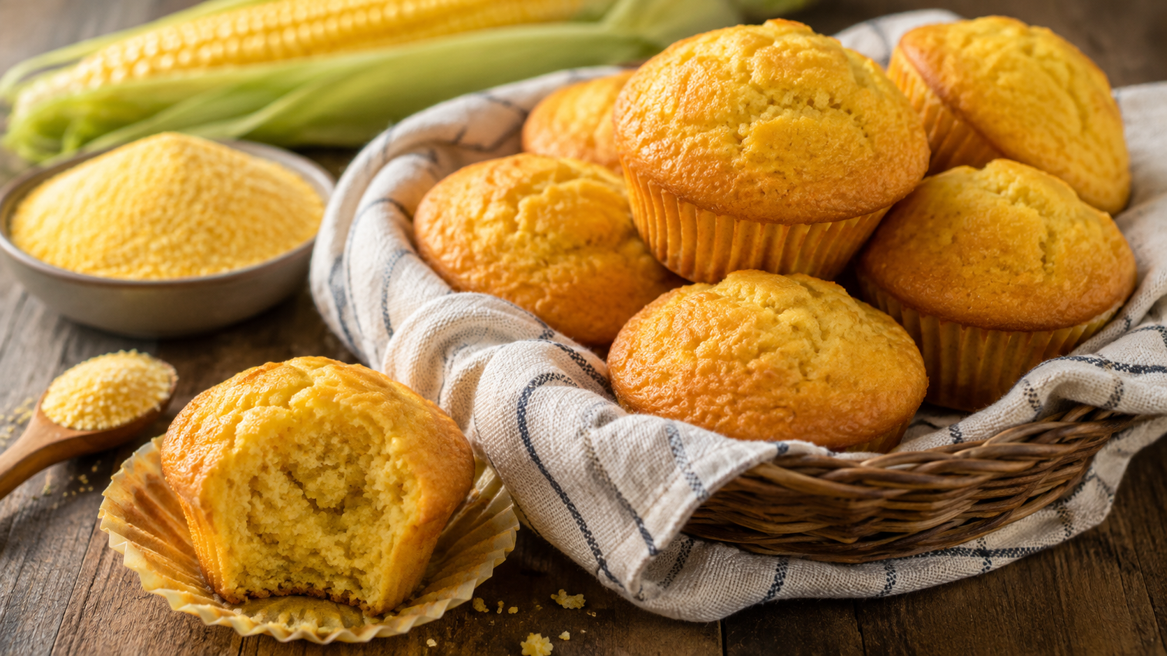 Corn Muffins Recipe: Easy, Moist & Golden Homemade Muffins
