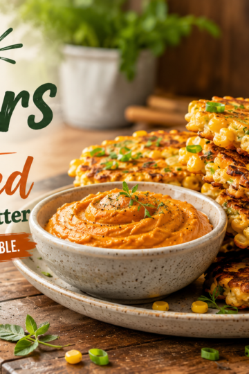 Corn Fritters with Whipped Sweet Potato Butter: A Crispy, Sweet-Savory Recipe