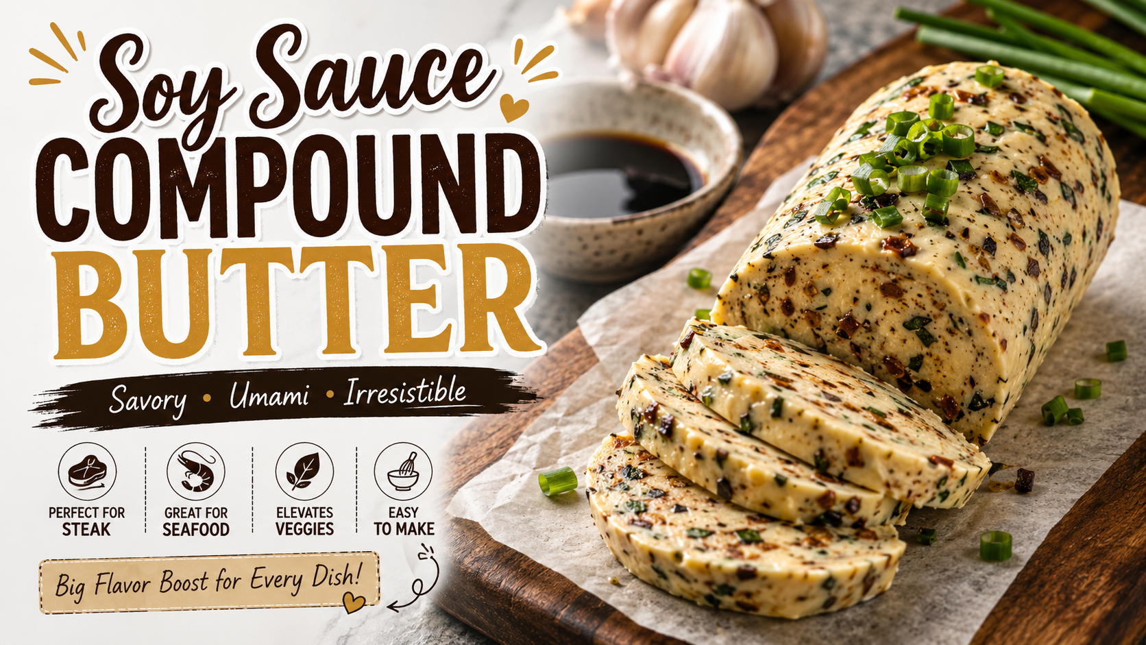 Soy Sauce Compound Butter: Easy Umami Butter Recipe
