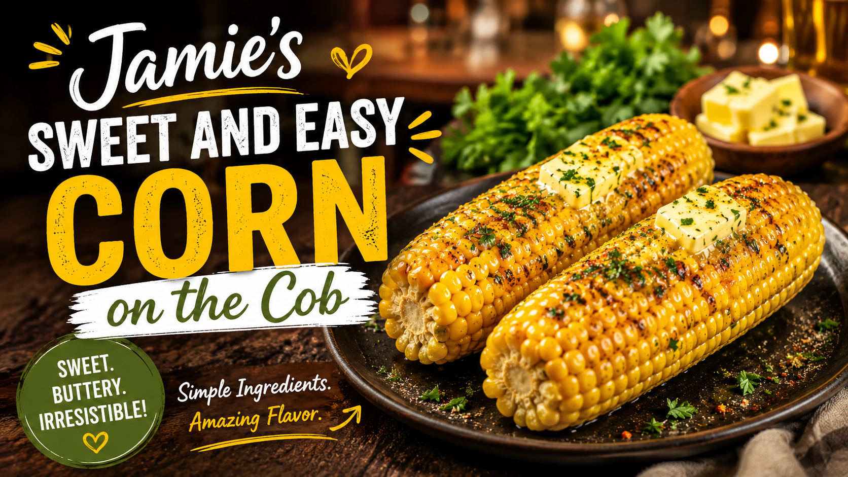 Jamie’s Sweet and Easy Corn on the Cob: A Simple 15-Minute Summer Side Dish