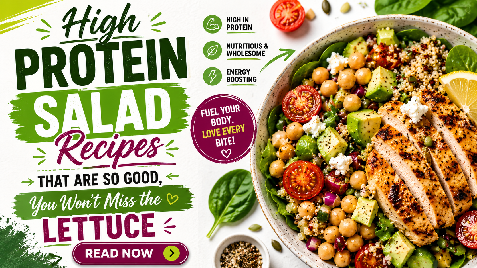 High-Protein Salad Recipes That Are Fresh, Filling & Delicious