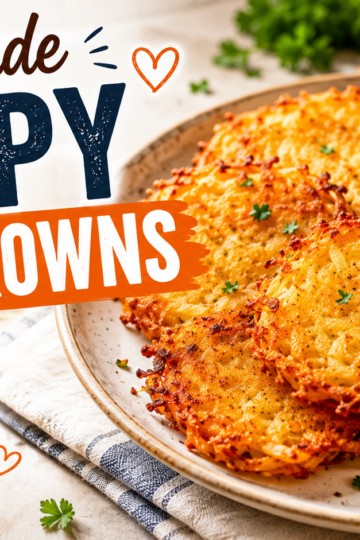 Homemade Crispy Hash Browns: Golden, Crunchy and Easy to Make