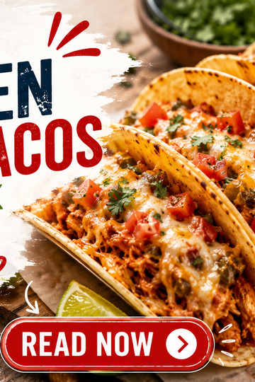 Baked Chicken Chile Tacos for an Easy Weeknight Dinner