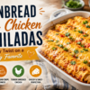 Cornbread Crepe Chicken Enchiladas: A Cozy Twist on a Family Favorite