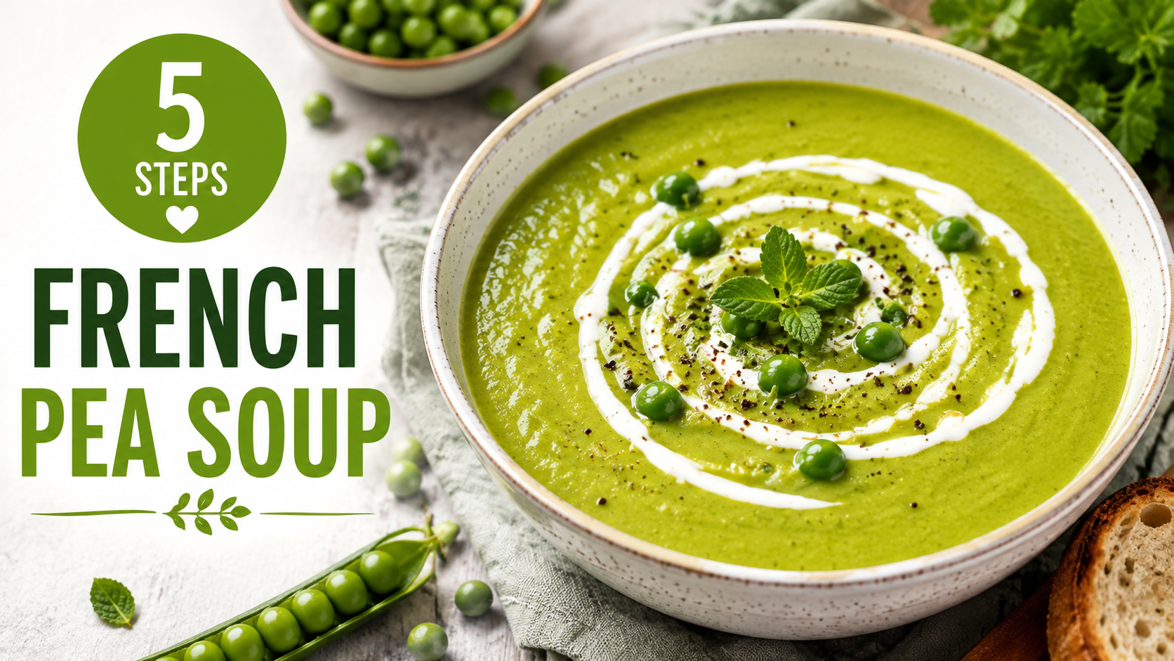 French Pea Soup Recipe: 5 Easy Steps