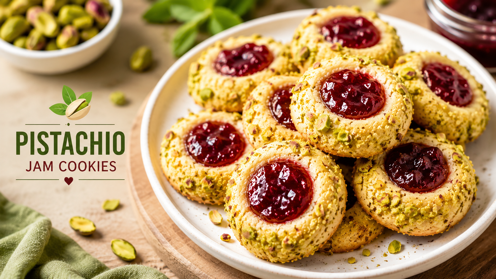 Pistachio Jam Cookies: 5 Easy Steps for Buttery Homemade Perfection