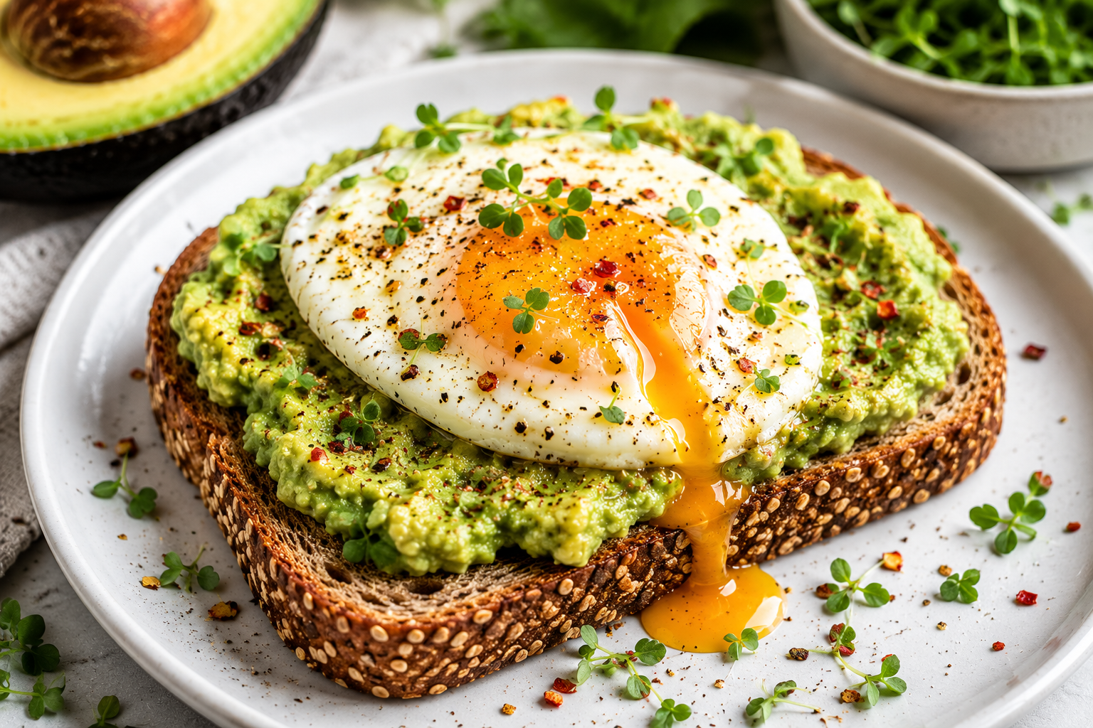 High-Protein Avocado Egg Toast – The 10-Minute Breakfast Everyone Loves