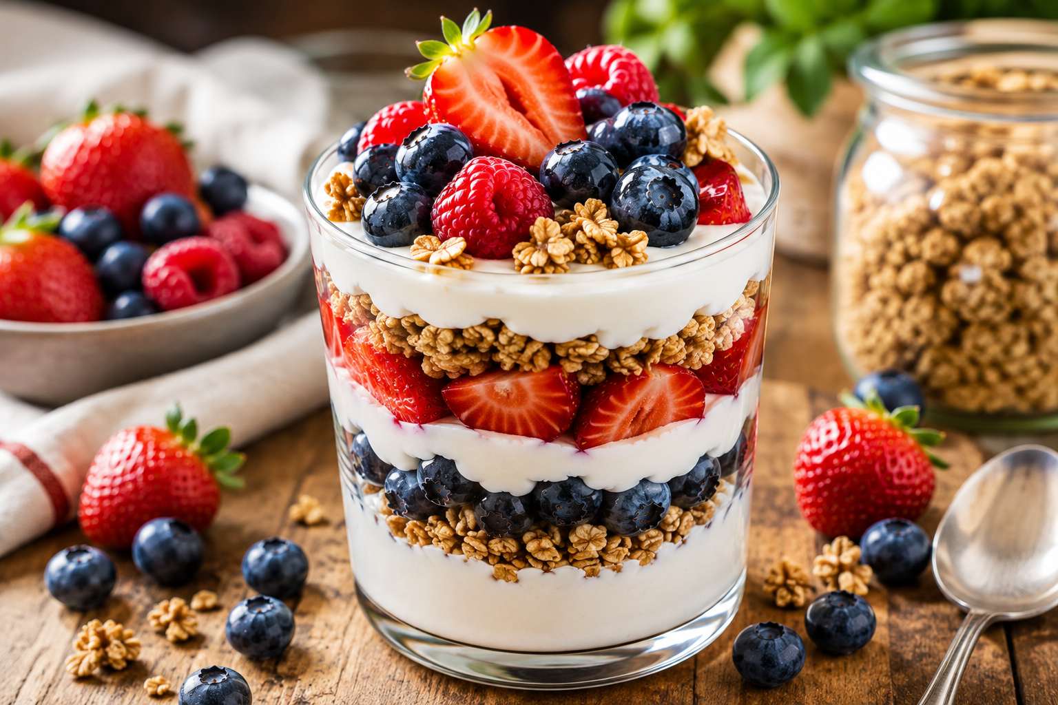 Berry Greek Yogurt Parfait – A Healthy Breakfast That’s Better Than Store-Bought