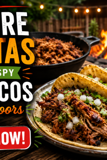 Campfire Carnitas: Tender, Crispy Pork for Tacos