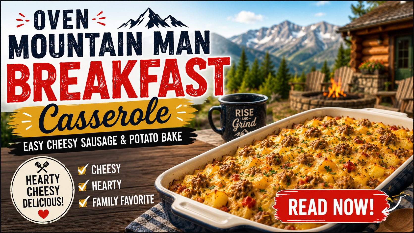 Oven Mountain Man Breakfast Casserole