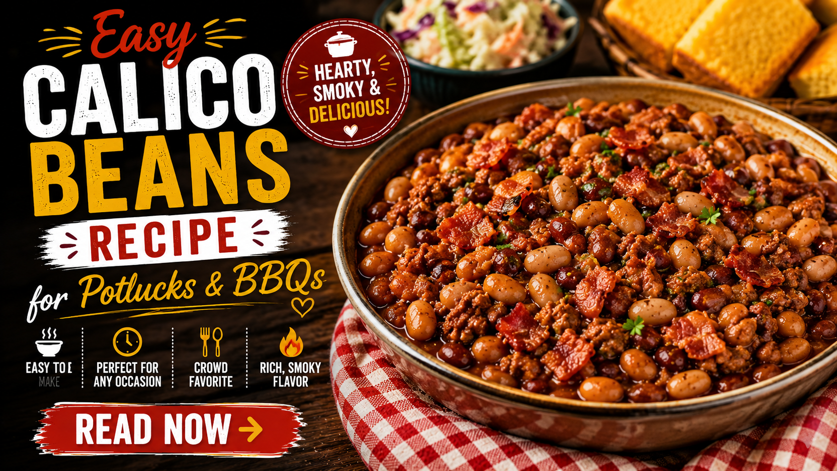 Easy Calico Beans Recipe for Potlucks & BBQs