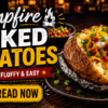Campfire Baked Potatoes: Crispy, Smoky & Tender
