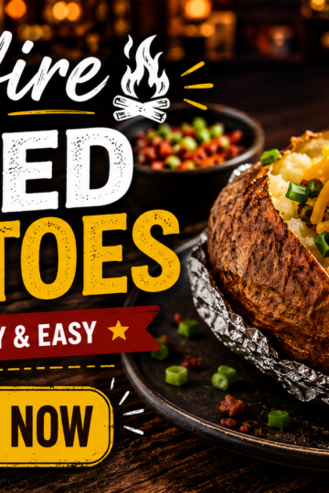 Campfire Baked Potatoes: Crispy, Smoky & Tender