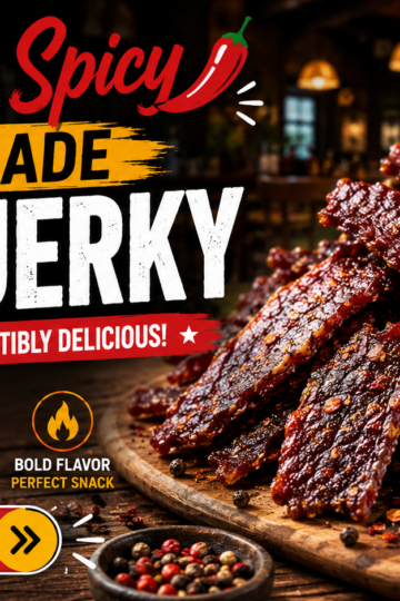 Sweet, Hot & Spicy Homemade Beef Jerky