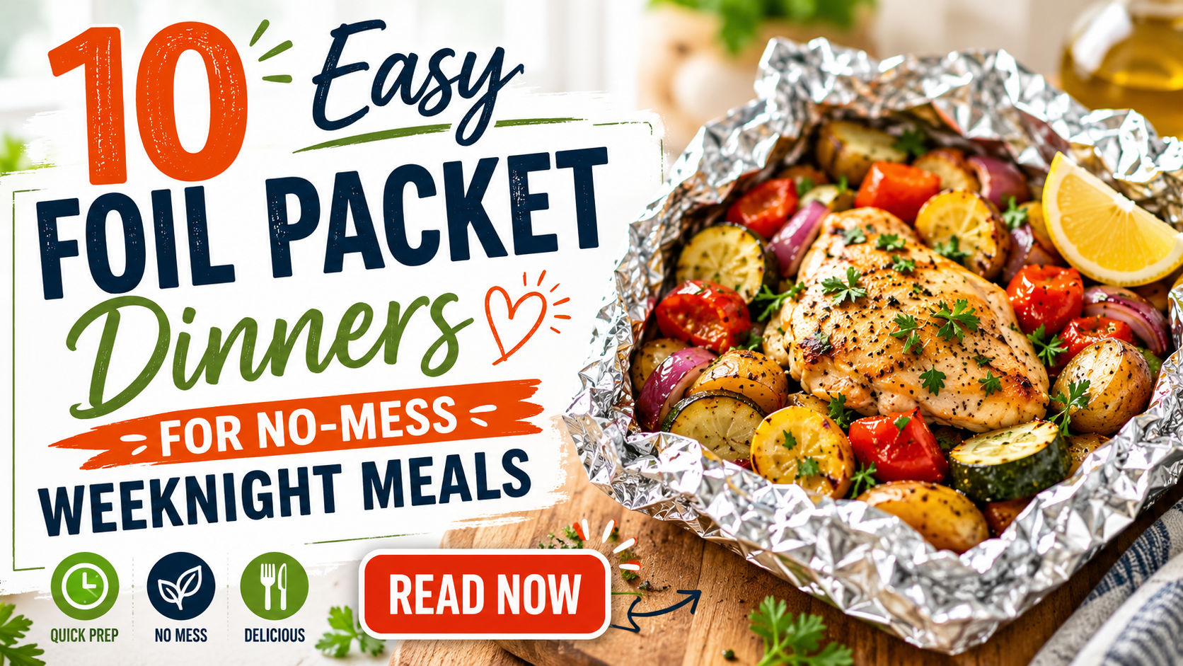 10 No-Mess Foil Dinner Recipes for Easy Weeknights