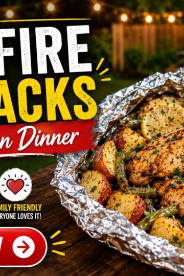 Campfire Foil Packs: Easy Chicken & Veggie Dinner