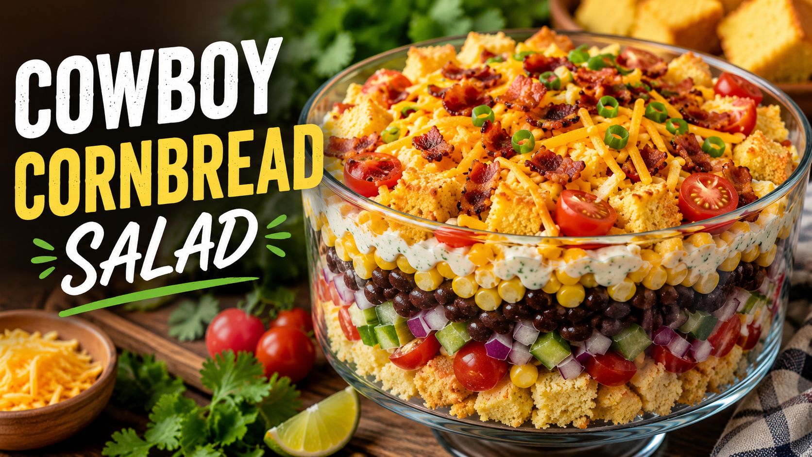Cowboy Cornbread Salad Recipe: A Flavor-Packed Southern Classic That’s Perfect for Every Gathering