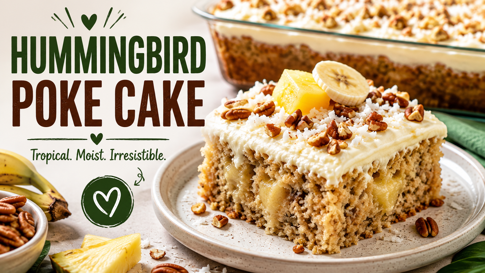 Hummingbird Poke Cake Recipe: Tropical Dessert You’ll Make Again and Again
