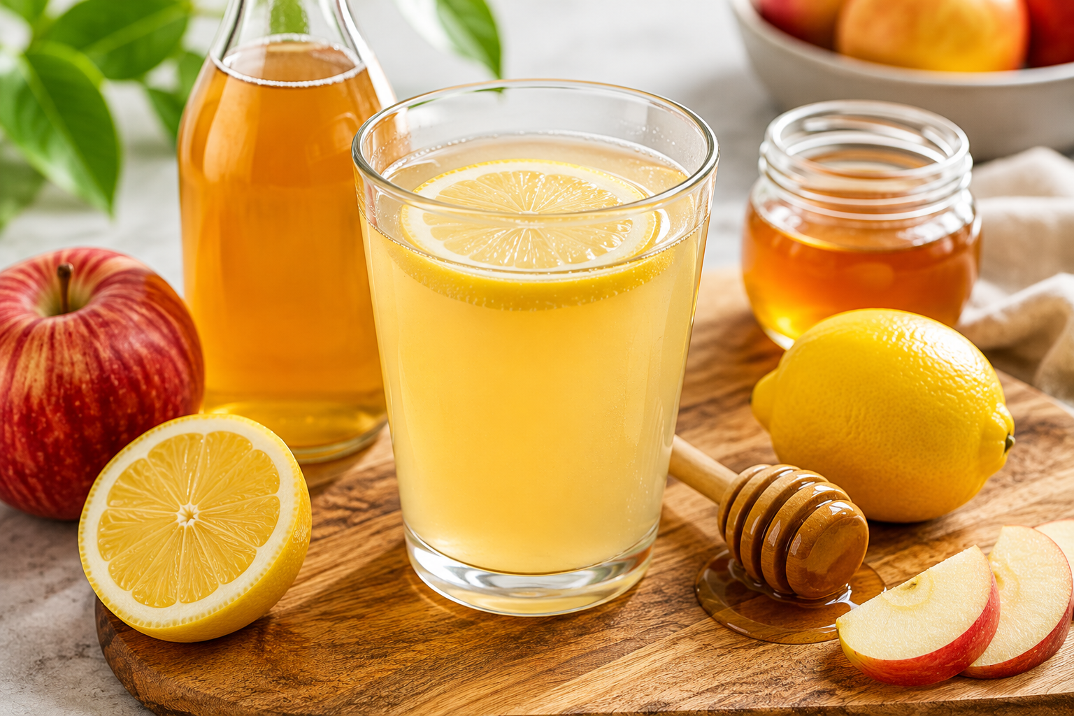 Apple Cider Vinegar Lemon Wellness Drink – A Simple Morning Recipe for a Healthy Lifestyle