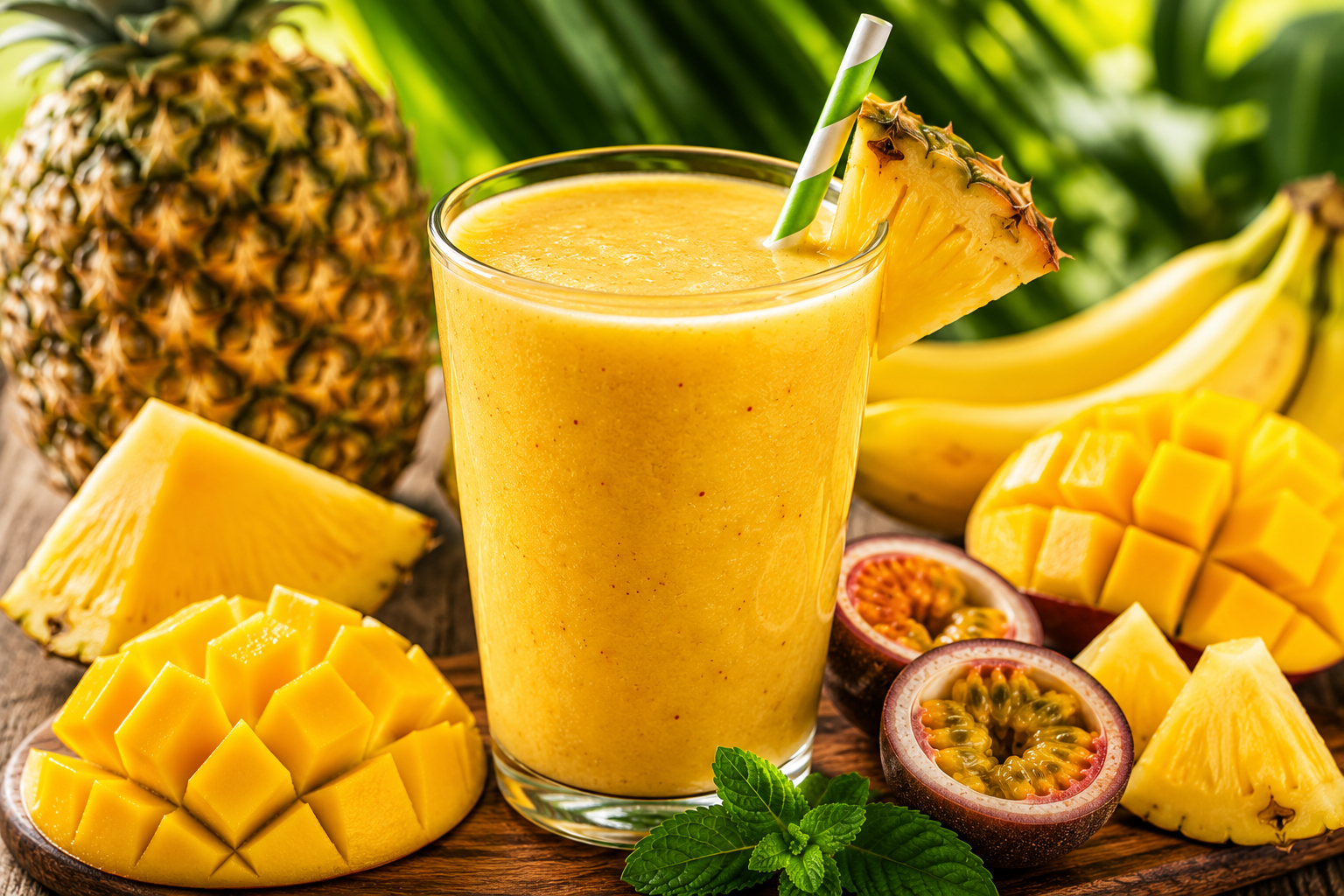 Tropical Fat Burner Smoothie Recipe: Healthy Drink to Boost Your Metabolism Naturally