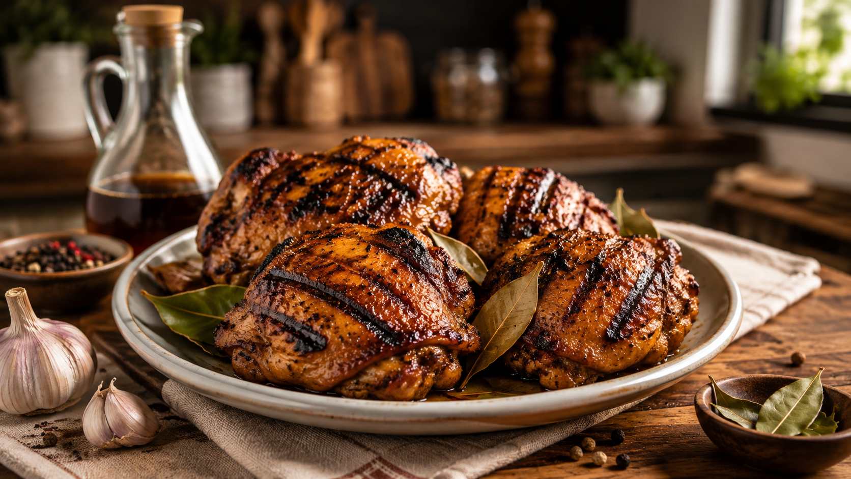 Grilled Adobo Chicken: Juicy, Smoky, and Packed With Flavor