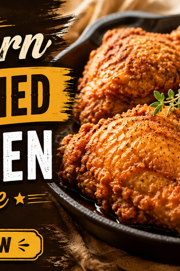 Southern Pan Fried Chicken Recipe – Crispy, Juicy & Golden