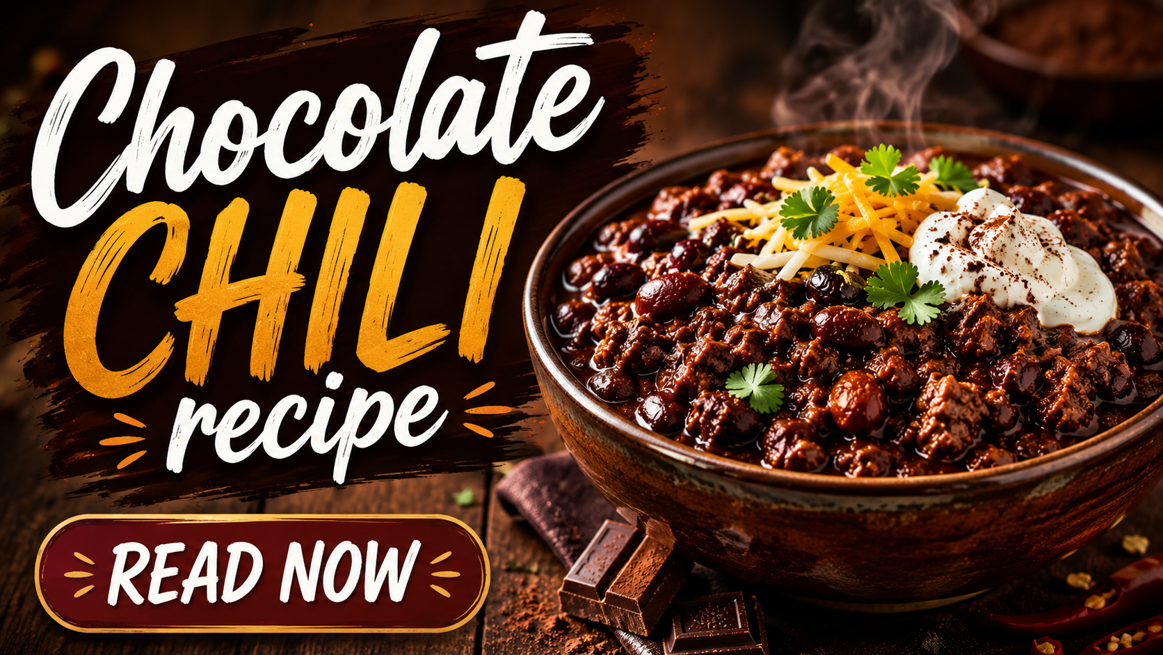 Chocolate Chili Recipe – Rich, Smoky & Spicy Comfort Food