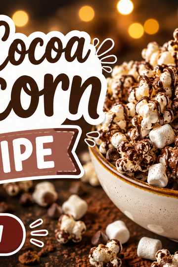 Hot Cocoa Popcorn Recipe – Easy Chocolatey Holiday Snack