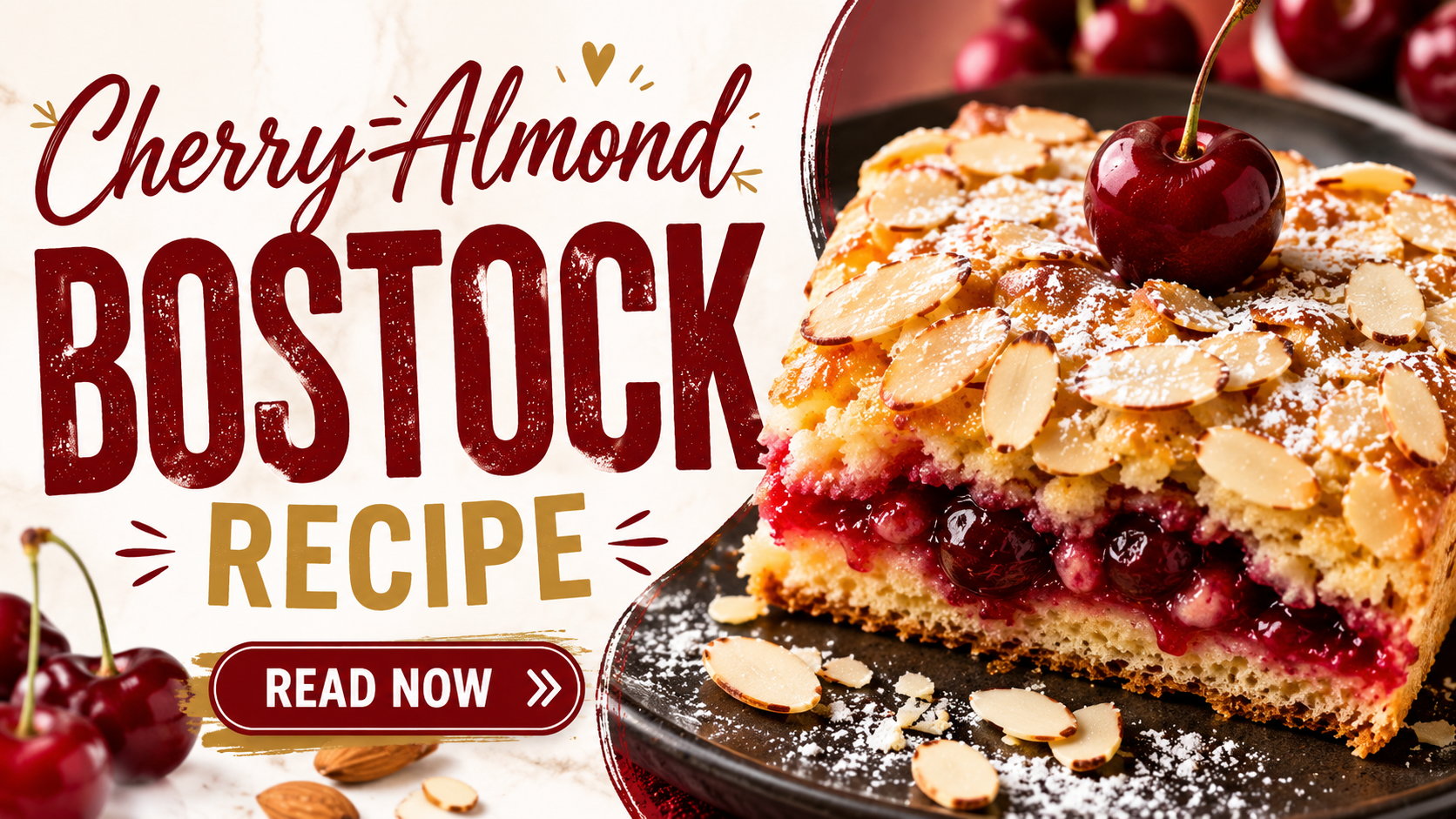 Cherry-Almond Bostock Recipe – Easy French-Inspired Pastry