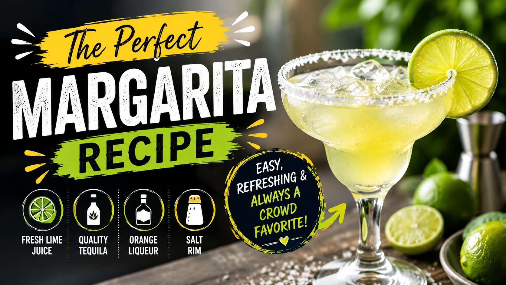 Margarita Recipe – The Best Classic Lime Margarita You Can Make at Home