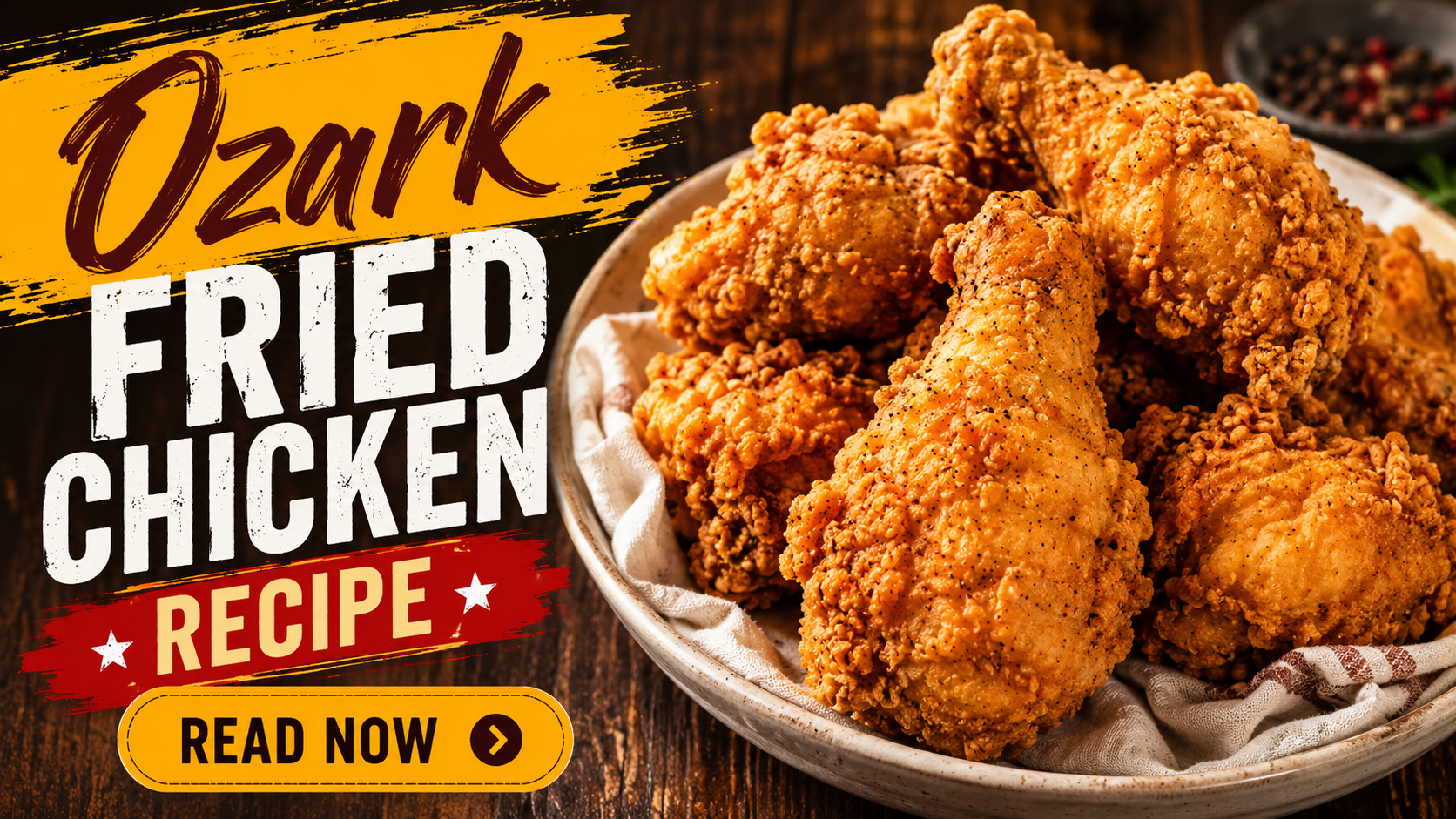 Ozark Fried Chicken Recipe – Crispy, Juicy Southern-Style Fried Chicken