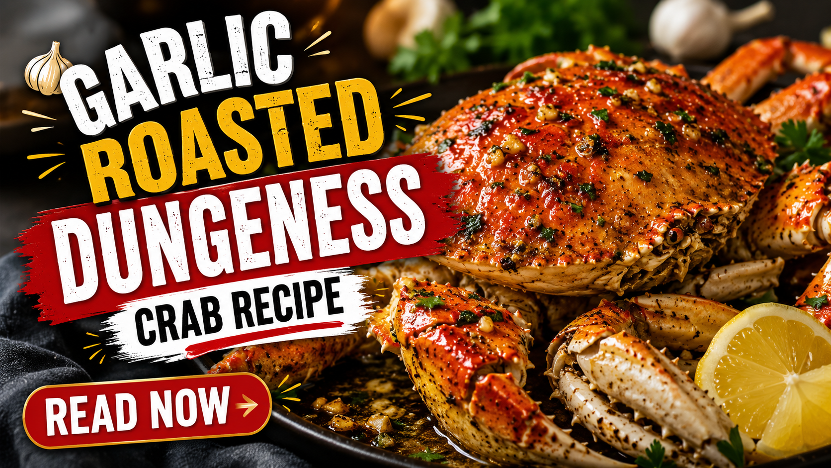 Garlic Roasted Dungeness Crab Recipe – Buttery, Garlicky & Irresistible!